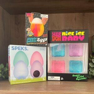 Nee doh Nice Ice Baby, dipping dazzler egg, Speks Gump eggs